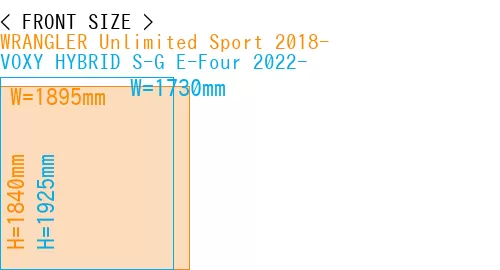#WRANGLER Unlimited Sport 2018- + VOXY HYBRID S-G E-Four 2022-